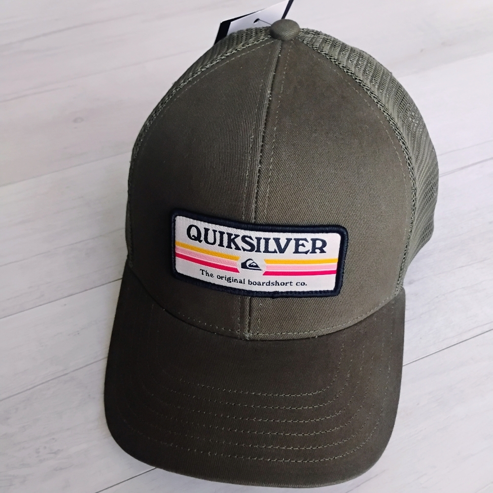 QUIKSILVER NEW Retro Sunrise Snapback Hat